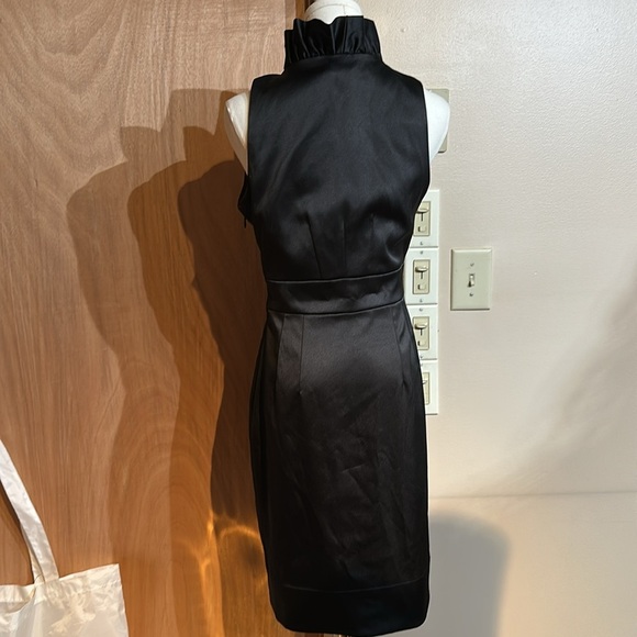 Taylor Black Ruffled Mini Dress - Picture 4 of 5